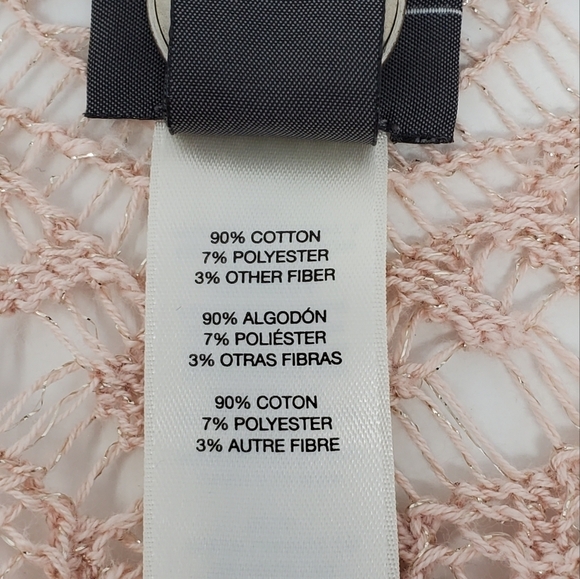 CHICO'S TRAVELERS COLLECTION LACEY STITCH SLEEVELESS CARDIGAN PINK WOMEN S/M - Picture 10 of 15